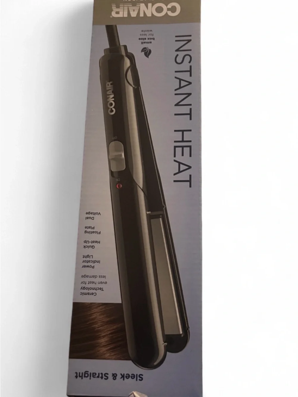 conair Instant Heat Black Hair Straightener